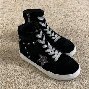 Glitter Star High Top Sneakers